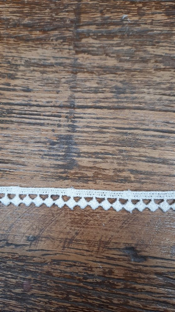 Renda 100% Algodão Cru 1cm – Mod. 015 (metro)