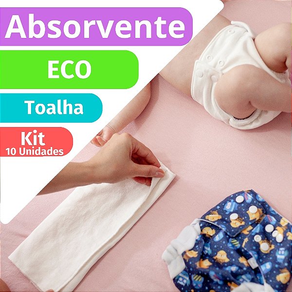 Kit Absorventes ECO|10 unidades