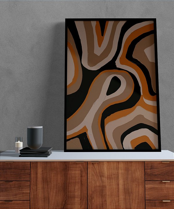 Gravuras abstratas para decoração