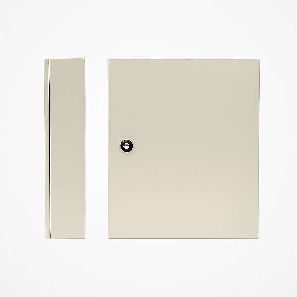 Quadro de comandos (elétrico) sobrepor,1800x1000x300 com flange (UMA PORTA), Bege