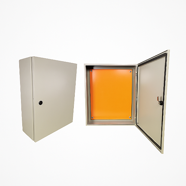 Quadro de comandos (elétrico) sobrepor, 200 X 200 X 140 sem flange, Bege