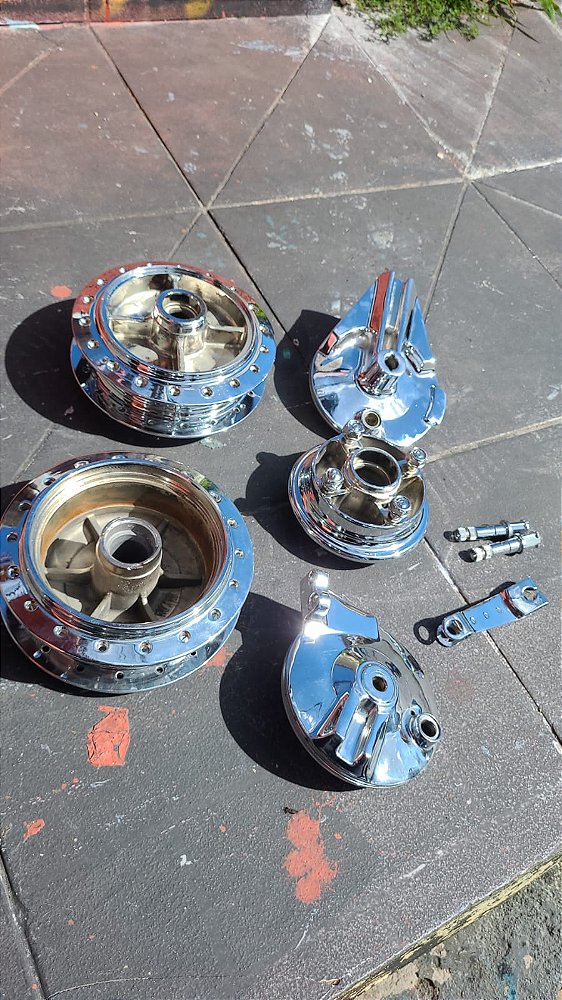 CUBOS CG 160/150  FREIO A LONA COMPLETOS