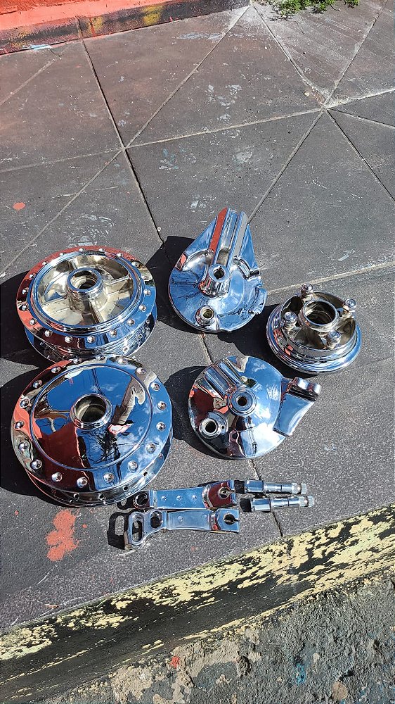 CUBOS CG 160/150 FREIO A LONA COMPLETOS