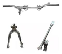 CAVALETE ESTRIBO DESCANSO CROMADOS PARA 160/150/125 HONDA CG