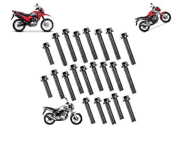 KIT PARAFUSOS MOTOR PARA 160 / 150 ( LEIA A DESCRIÇÃO)