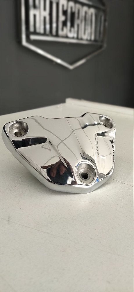 CORAÇÃO TAMPA LATERAL CABEÇOTE 160 CROMADA