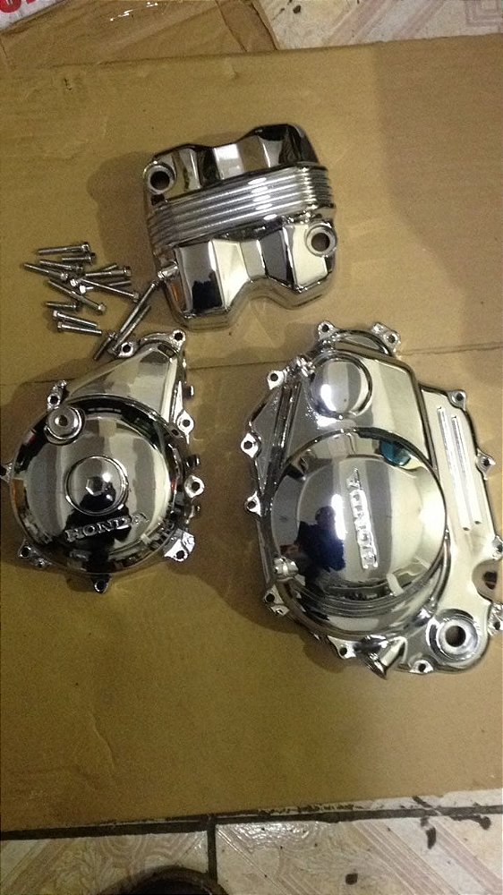 KIT TAMPAS MOTOR 150 PARTIDA ELETRICA E PEDAL DE 2005 ATÉ 2015 (LEIA A DESCRIÇÃO ANTES DE COMPRAR)