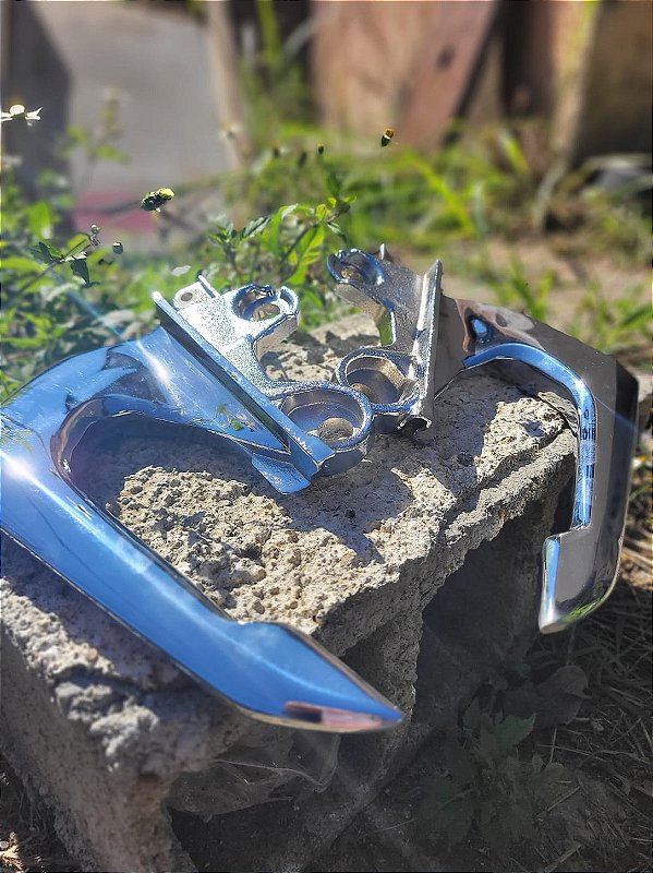 ALÇA SANTO ANTONIO CROMADA HONDA CG 25/26