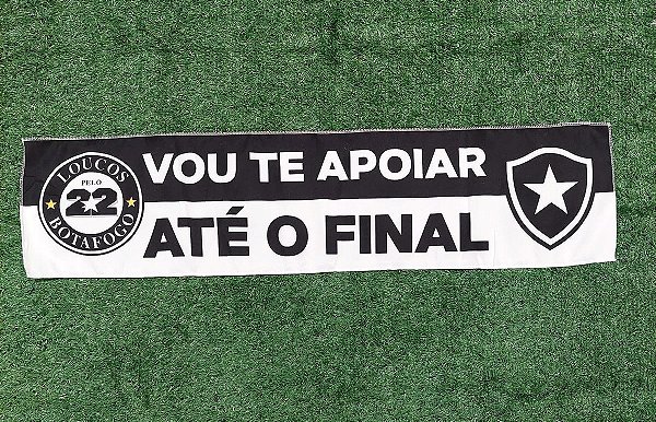 FAIXA DE MÃO 'VOU TE APOIAR ATÉ O FINAL'
