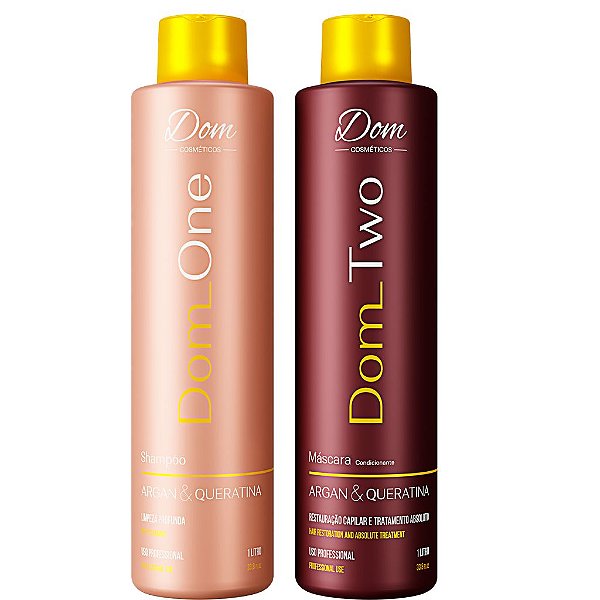 Progressiva Dom Two Cosméticos Professional 2x 1 Litro