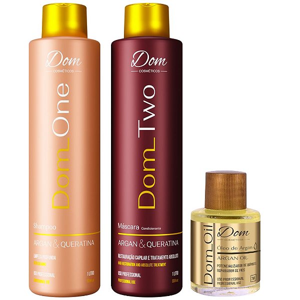 Escova Progressiva Dom Two 2x1L Oil