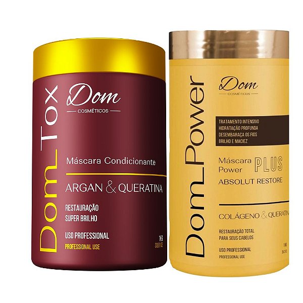 Dom Cosméticos Btox Btx Repositor Massa Mascara Power Plus