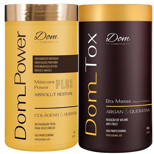 Dom Cosméticos Btox Btx Repositor Massa Mascara Power Plus