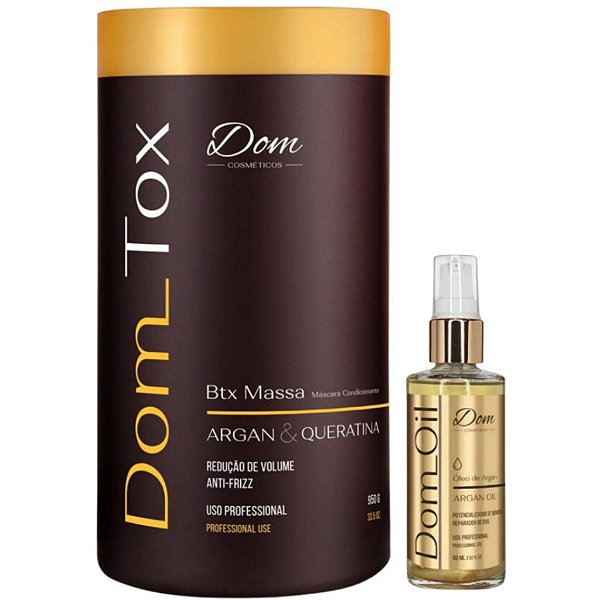 Kit Dom Tox Btox Capilar Argan Oil