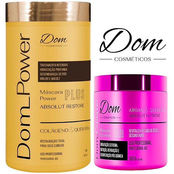 Dom Cosméticos Hidratação Power Plus Mascara Extreme Nutri