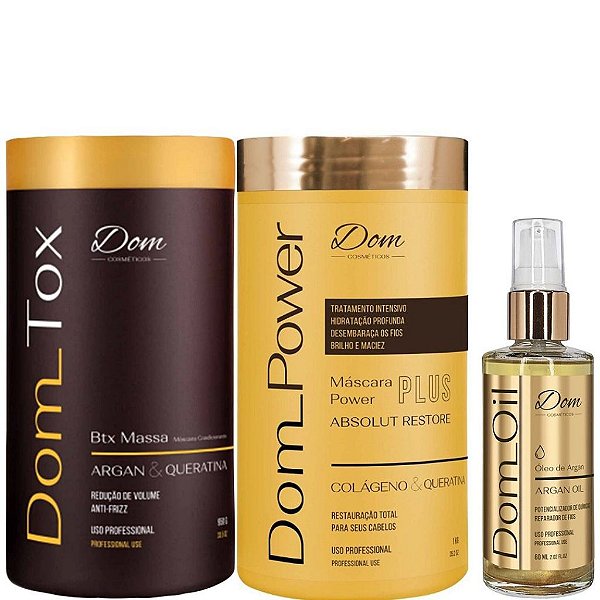 Btox Dom Tox Redução De Volume Mascara Power Plus Repair