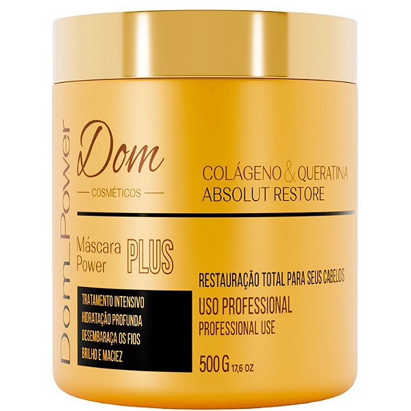 Máscara Dom Power Plus Restore 500g