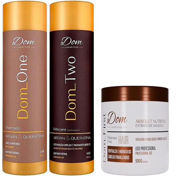 Progressiva Dom Cosméticos Two Profissional Mascara Mandioca