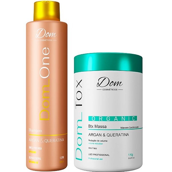 Btox Dom Tox Sem Formol Reduz Volume Shampoo Antirresíduo