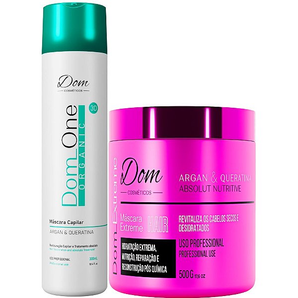 Progressiva Dom One Orgânica 300ml Máscara Extreme