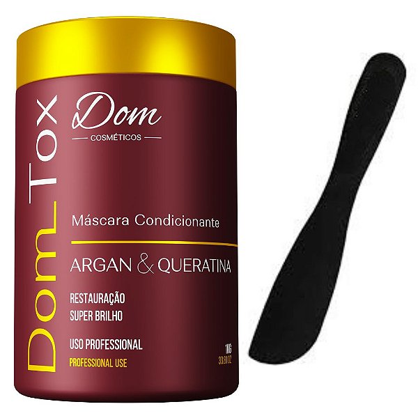 Btox Capilar Reduz Volume Dom Tox Profissional Espatula