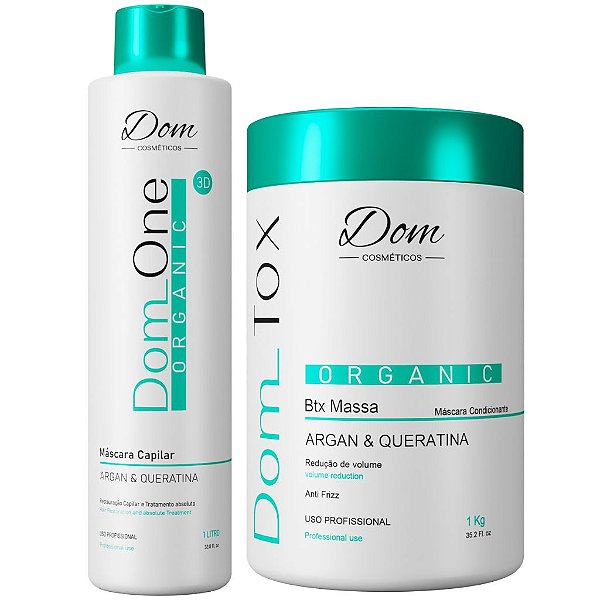 Progressiva Orgânica Sem Formol Dom One Btox Capilar