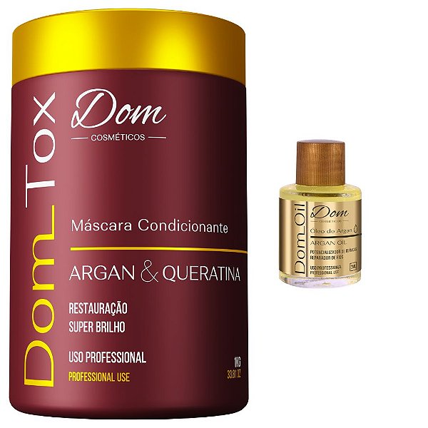 Btox Capilar Reduz Volume Dom Tox Profissional Oil