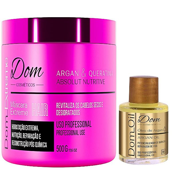 Máscara Dom Cosméticos Extreme Argan Oil