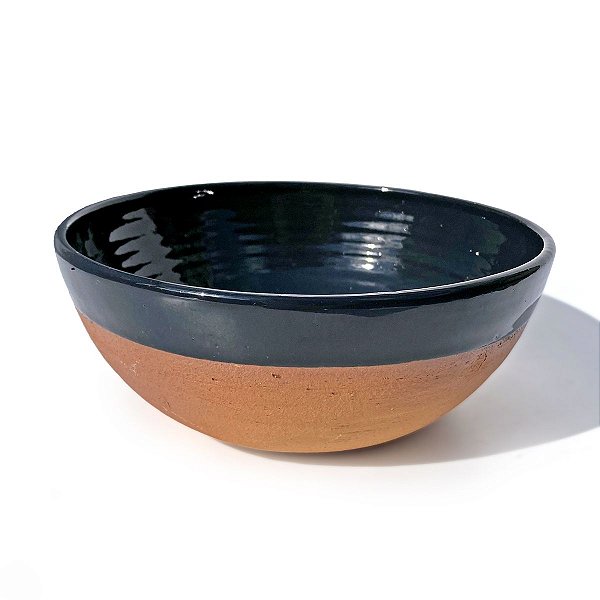 BOWL LUAR - CERÂMICA TERRACOTA - COR PRETO ONIX