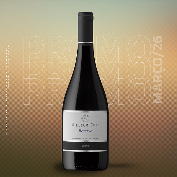 WILLIAM COLE RESERVE SYRAH