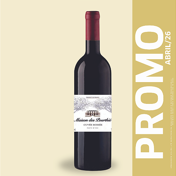 MAISON DES POURTHIÉ CUVÉE BOISÉE - IGP PAYS D`OC