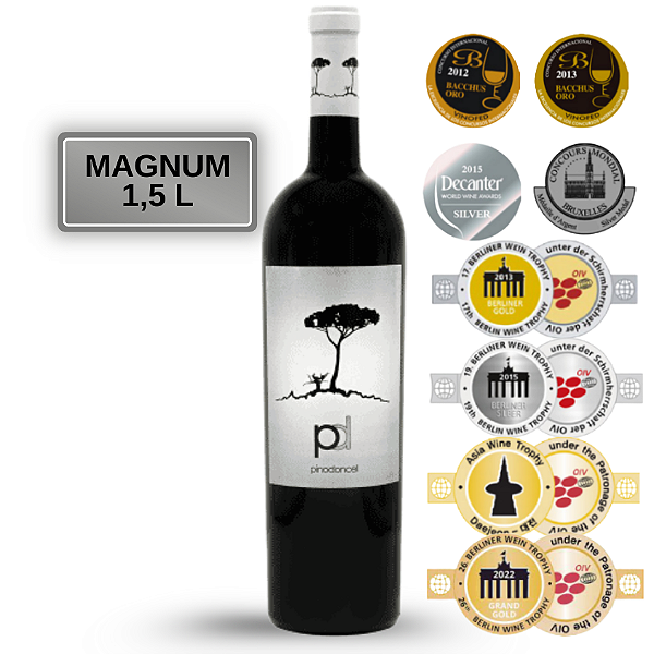 PINO DONCEL BLACK MAGNUM com caixa madeira de presente
