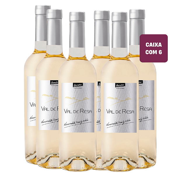 KIT VAL DE RESA GARNACHA BLANCO BIODINÂMICO COM 6