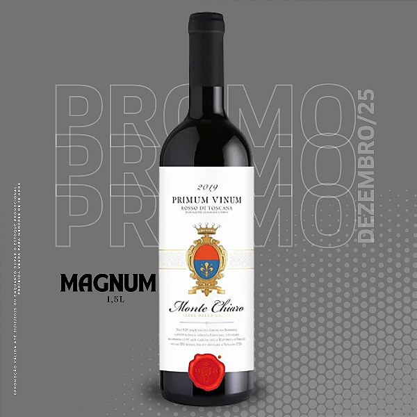 MONTE CHIARO PRIMUM VINUM ROSSO TOSCANO MAGNUM