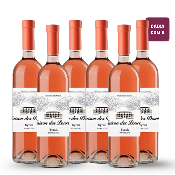 KIT MAISON DES POURTHIÉ SYRAH ROSÉ COM 6
