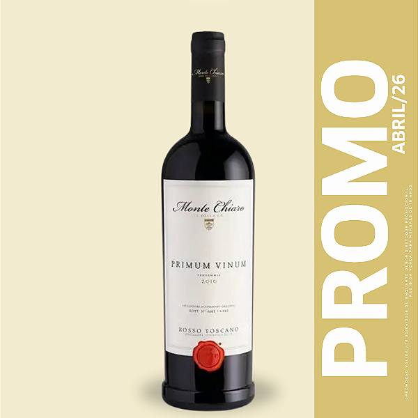 MONTECHIARO PRIMUM VINUM ROSSO TOSCANO IGT