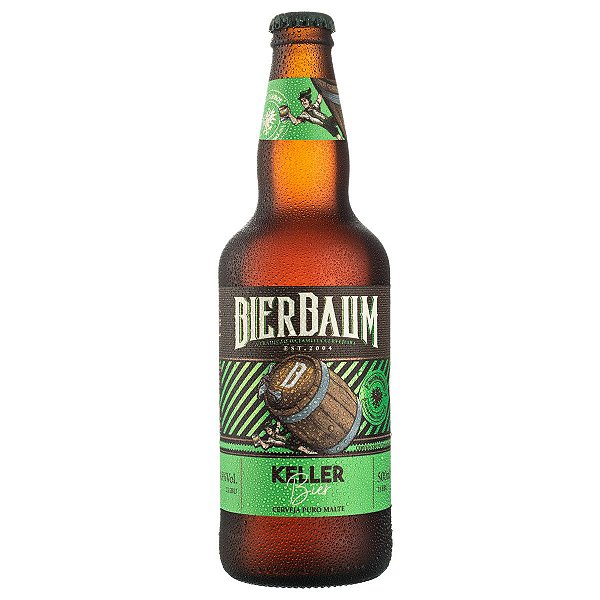 Cerveja Kellerbier Artesanal Bierbaum | Garrafa 500ml Puro Malte