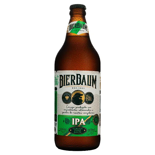 Cerveja American IPA Bierbaum | Garrafa 600ml - Lupulada e Refrescante
