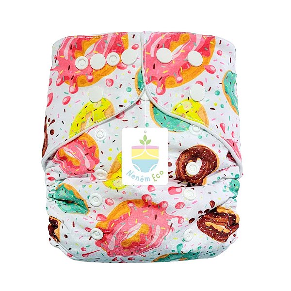Fralda Ecológica Diurna Donuts