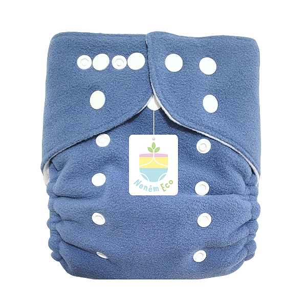 Fralda Ecológica Noturna Azul Jeans