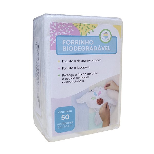 Forrinho Biodegradável Com 50 Unidades