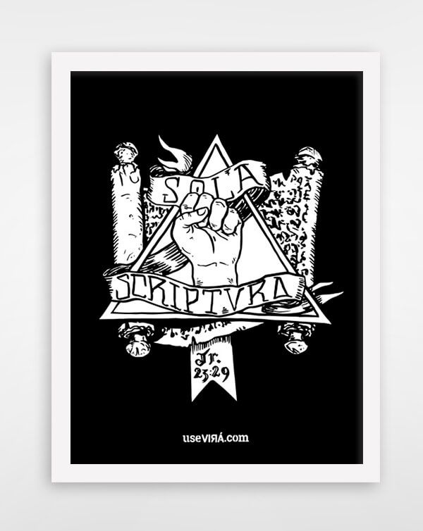 "SCRIPTURA" | Poster (Sem Moldura/Com Moldura)