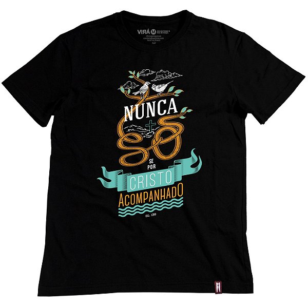 Camiseta Nunca Só