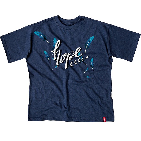 Camiseta Oversized Hope Azul
