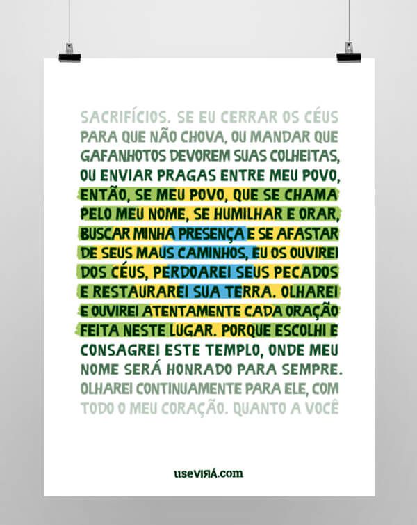 "Meu Povo" | Poster (SEM MOLDURA / COM MOLDURA)