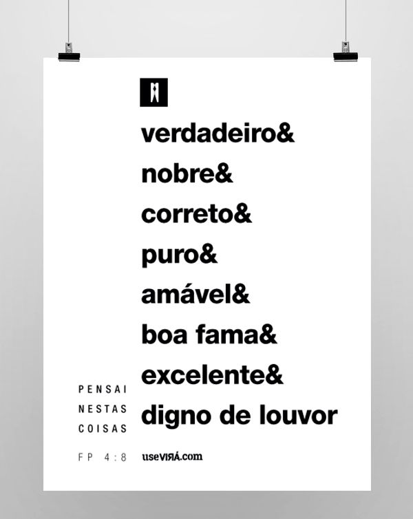 "Pensai Nisto" | Poster (SEM MOLDURA / COM MOLDURA)
