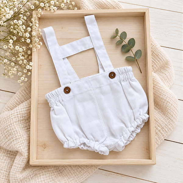 Blommer Linho Branco com Alça Removível