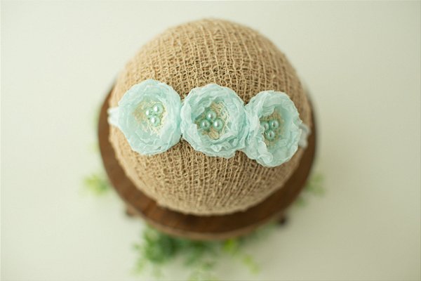 Headband Léia Azul Tiffany