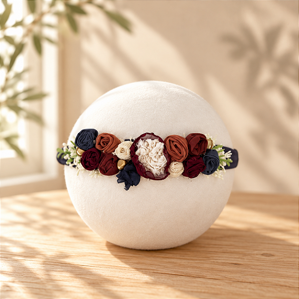 Headband Margaret Cinza