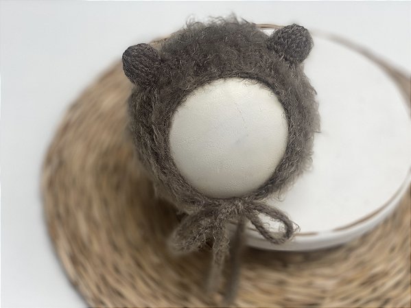 Touca Ursinho Marrom